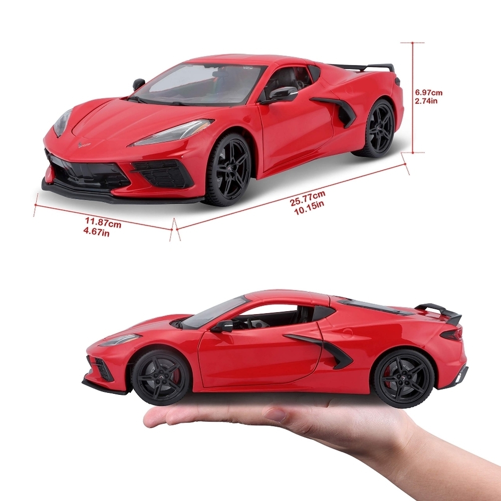Corvette Model Maisto 1:18 Special Edition 2020 Chevrolet Stingray Coupe… - Picture 8 of 13